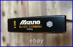 Mizuno Bettinardi Black Carbon 343g BC1 Putter RH 34 Brand new grip