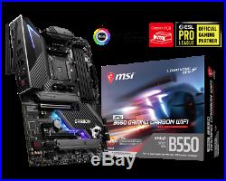 Msi Mpg B550 Gaming Carbon Wifi Ryzen Motherboard Am4 Brand New Unopened Nvidia