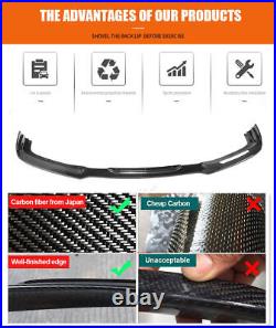 NEW Carbon Fiber Front Bumper Lip Spoiler for LEXUS IS F Sedan 4-Door 2011-2012
