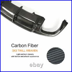 NEW Carbon Fiber Rear Bumper Lip Diffuser Spoiler for Audi A5 Sline S5 12-17 us