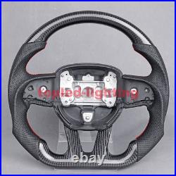 NEW Carbon Fiber Steering Wheel for charger challenger hellcat durango srt 2015+