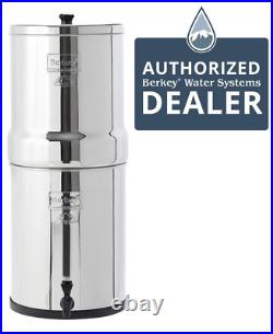 NEW Royal Berkey 3.25 System with 2 Brand New 7 Certified Ceramic Water Filters