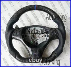 New Carbon Steering Wheel Button Cover For BMW E90 E92 E91 E87 05-13 Replacement