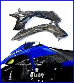 New! Fits Yamaha Yfz450 Yfz 450 04 13 Air Scoops Side Panels Real Carbon Fiber