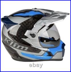 New Klim Krios Pro Ventura Electric Blue Motorcycle Helmet L Large Brand New