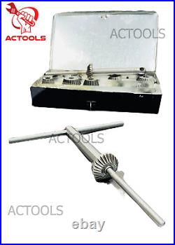 New Valve Seat And Face Cutter Set Of 24 Pcs Carbon Steel Hcs ACTOOLS