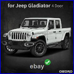 OEDRO 6 Running Boards for 2020-2024 Jeep Gladiator JT 4 Door Drop Side Steps