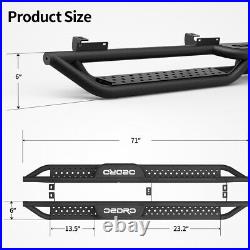 OEDRO Running Boards for 2007-2018 Jeep Wrangler JK 4 Door Side Steps Nerf Bars