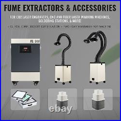 OMTech XF180/XF250/XL300 Fume Extractors with Filter Sets for Laser Engraving &c