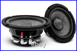 PAIR DS18 PRO-CF6.2NR 6.5 Mid Bass Speakers 1000 W 2 Ohm Carbon Fiber Neodymium