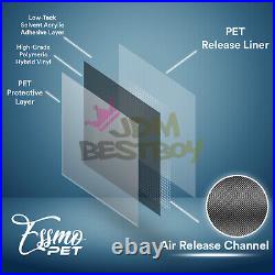 PET Honeycomb Carbon Fiber Satin Black Hex Car Vehicle Vinyl Wrap Decal Sheet