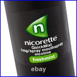 Quickmist duo NICORETTE, 2 x 150 sprays-FREE SHIP FROM USA (PACK OF 6)