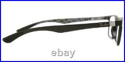 RAY-BAN 8901 5610 Eyeglasses Carbon Fiber Frame Black New Authentic 53mm