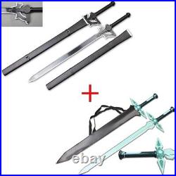 RAZOR SHARP 41 SAO Kirito Sword Elucidator + Dark Repulsor REAL SWORD COMBO