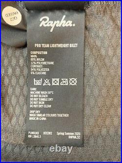 Rapha Men's Pro Team Lightweight Gilet Carbon Grey Large Brand New With Tag