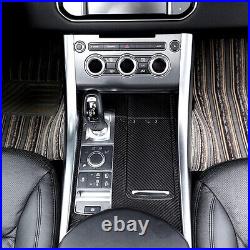 Real Carbon Fiber Console Gear Shift Panel Trim For Land Rover Range Sport 18-20