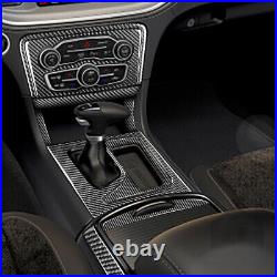 Real Carbon Fiber Dashboard Gear Shift Panel Cover Trim For Dodge Charger 15-20