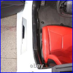 Real Carbon Fiber Interior Door Sill Trim Cover For Corvette C8 Z51 Z06 2020-23