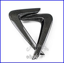 Real Carbon Fiber Side Fender Vent Trim For BMW F32 F33 F36 440i 4 Series 14-20