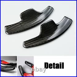 Real Carbon Fiber Steering Wheel Paddle Shifter For Cadillac XT4 XT6 CT4 CT5