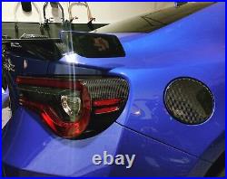 Real Carbon Fiber rear tail light trim kit Fit Subaru BRZ Toyota 86