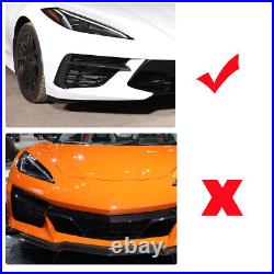 Real Carbon fiber Bumper Side Grille Overlay Molding Fits Corvette C8 2020-2023