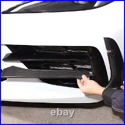 Real Carbon fiber Bumper Side Grille Overlay Molding Fits Corvette C8 2020-2023
