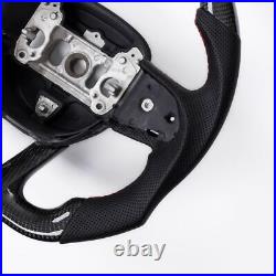 Real carbon fiber Steering Wheel for 2015-24 Charger Challenger Durango Withheated