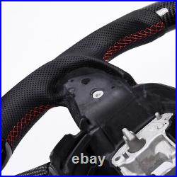 Real carbon fiber Steering Wheel for 2015-24 Charger Challenger Durango Withheated