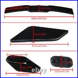 Rear Spoiler Wing Lip ABS Carbon Fiber Style Fits For 18-22 8th Toyota Camry TRD
