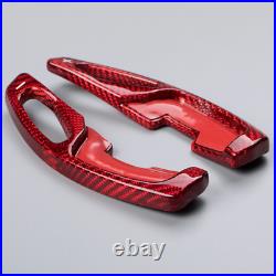 Red Carbon Fiber Steering Wheel Shifter Paddle For Lexus RX ES GS RX250 GS250