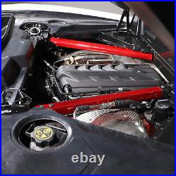 Red Real Carbon Fiber Engine Crossmember Dress Panel Cover For Corvette C8 20-24
