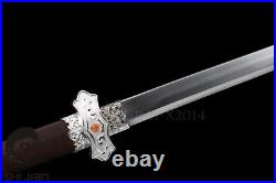 Rosewood Shirasaya Carbon Steel Chinese Tang Dynasty Dao Katakirihadukuri Sword