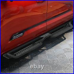Running Boards for 15-23 Ford F150 Super Crew Cab Side Steps BLK Nerf Bars BXQ