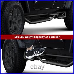 Running Boards for 2007- 2018 Jeep Wrangler JK Unlimited 4 Door Steel Side Steps