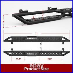 Running Boards for 2007- 2018 Jeep Wrangler JK Unlimited 4 Door Steel Side Steps