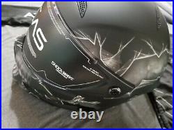 Ruroc Atlas Sport Fear Carbon Motorcycle Helmet Size M skull design. Brand new
