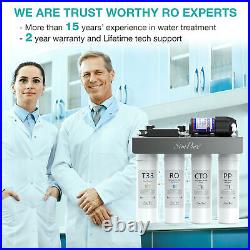 SimPure WP2-400GPD 8 Stage UV Under Sink RO Reverse Osmosis Water Filter System