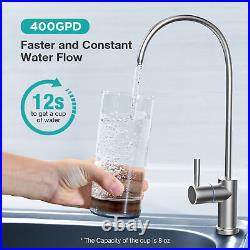 SimPure WP2-400GPD 8 Stage UV Under Sink RO Reverse Osmosis Water Filter System