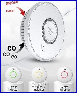 Siterwell Carbon Monoxide(CO) and Smoke 2in1 Combination Detector Alarm