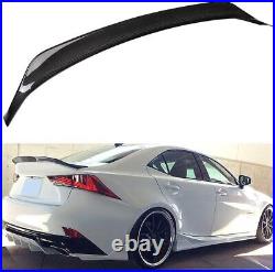 Spoiler Wing Real Carbon Fiber Fits For 2012-2019 Lexus IS200 IS250 IS350 IS300