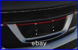 Steel Carbon Fiber Rear Door Trunk Lid Tailgate Strip 1pc For Cadillac CT5 20-22