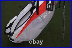 Titleist Players 4 Carbon Stand Bag (Grey, Red & White) Brand New