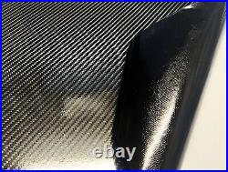 Ultra Gloss 9D PET Liner Black Carbon Fiber Vinyl Wrap Air Release Bubble Free