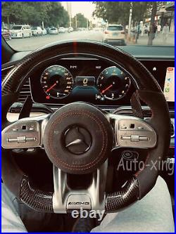 Upgraded Carbon Fiber Steering Wheel for Mercedes-Benz AMG Old to New +Alcantara