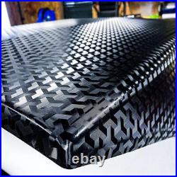 VVivid 2022 VVivid+ Designer Triangles Black Carbon Fiber Vinyl Car Wrap V481