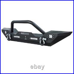 Vijay Brand New Front Bumper WithWinch Plate For 2007-2023 Jeep Wrangler JK/JL/JT