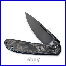 WE KNIFE Saakshi Liner Lock 20020C-2 Knife CPM 20CV & Black Marble Carbon Fiber
