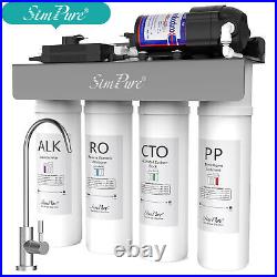 WP2-400GPD 8 Stage UV Alkaline pH+ Drinking Reverse Osmosis Water Filter System