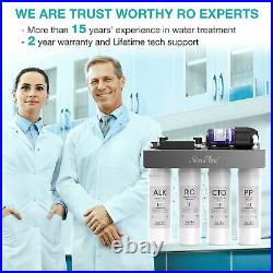 WP2-400GPD 8 Stage UV Alkaline pH+ Drinking Reverse Osmosis Water Filter System